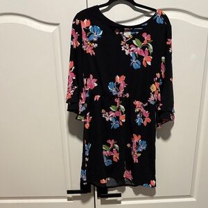 a new day Black Floral Dress